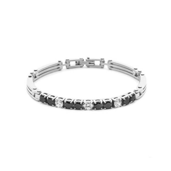 Bracelet 4US: Cesare Paciotti Homme in Acier Zircone 4UBR8435 - 4UBR8435